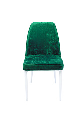 Стул Одри (каркас белый, тк. зеленый велюр) Стул Одри (каркас белый, тк. зеленый велюр)