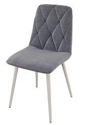 Стул DC-2103 (каркас белый тк. Велюр серый (S26))