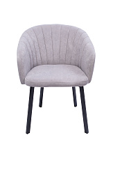 Стул Шарм (каркас черный, тк. светло-серый велюр) Стул Шарм (каркас черный, тк. светло-серый велюр)